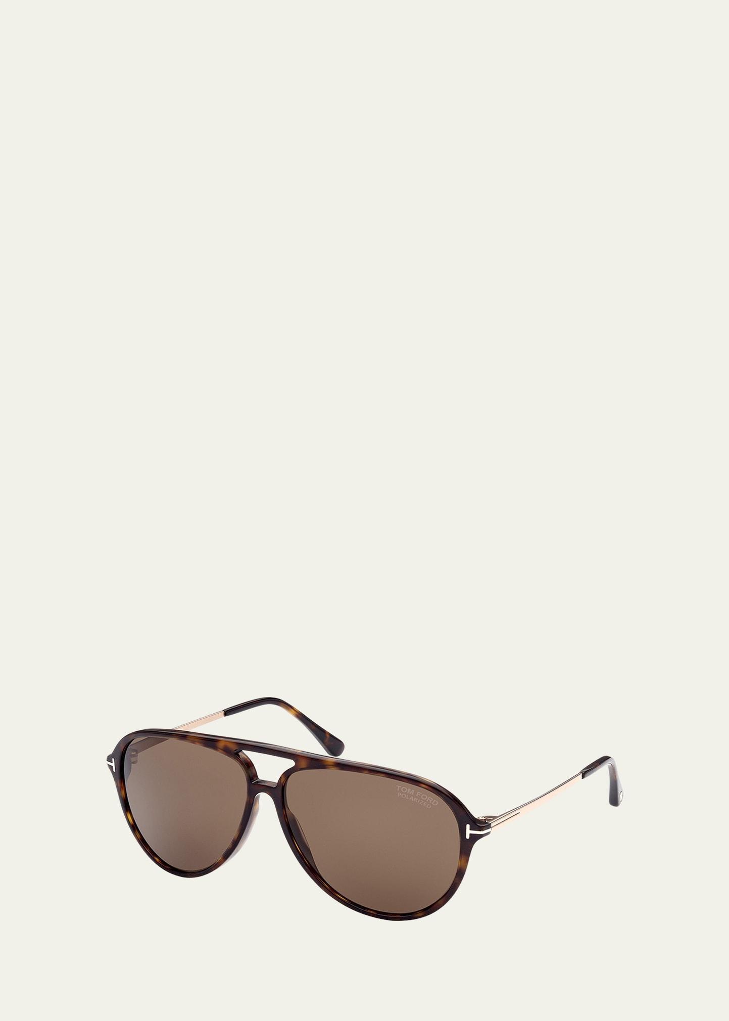 FERRAGAMO Gancini Evolution 61mm Aviator Sunglasses Product Image