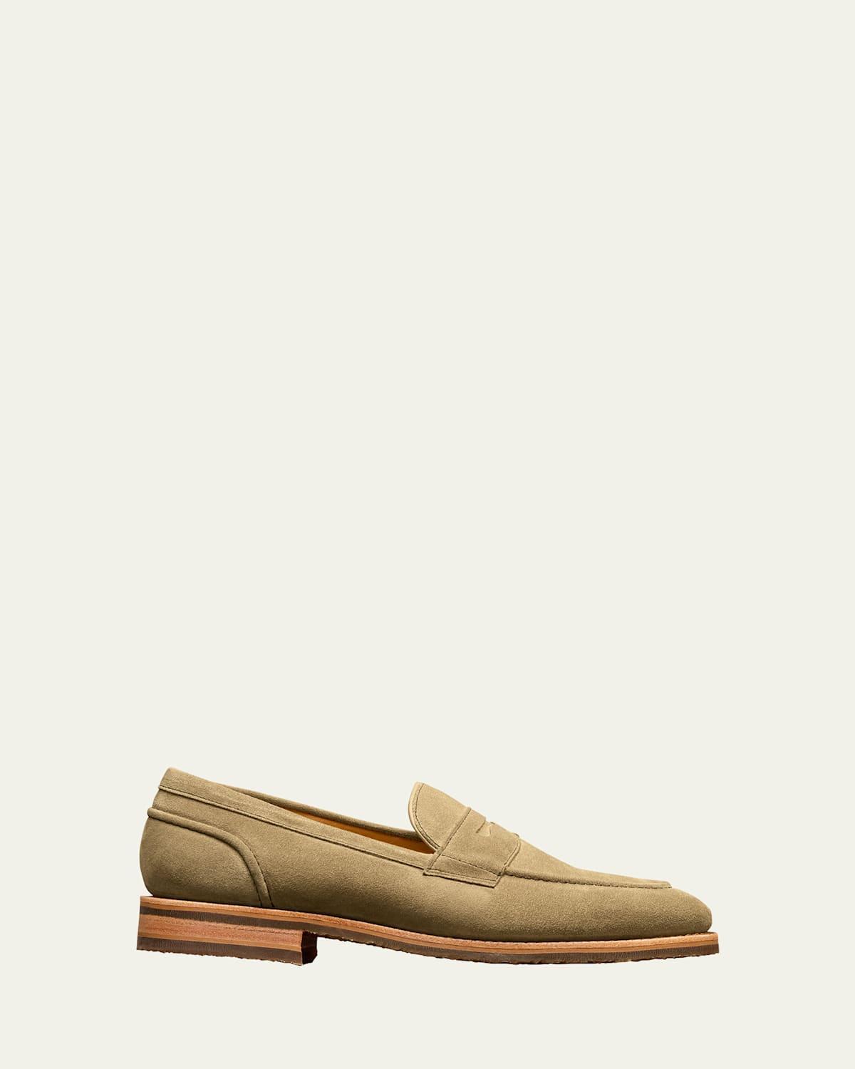 Mens Roman Suede Penny Loafers Product Image