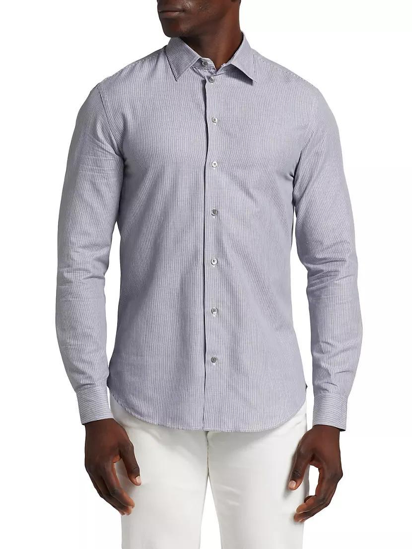 Cotton Long-Sleeve Shirt Product Image