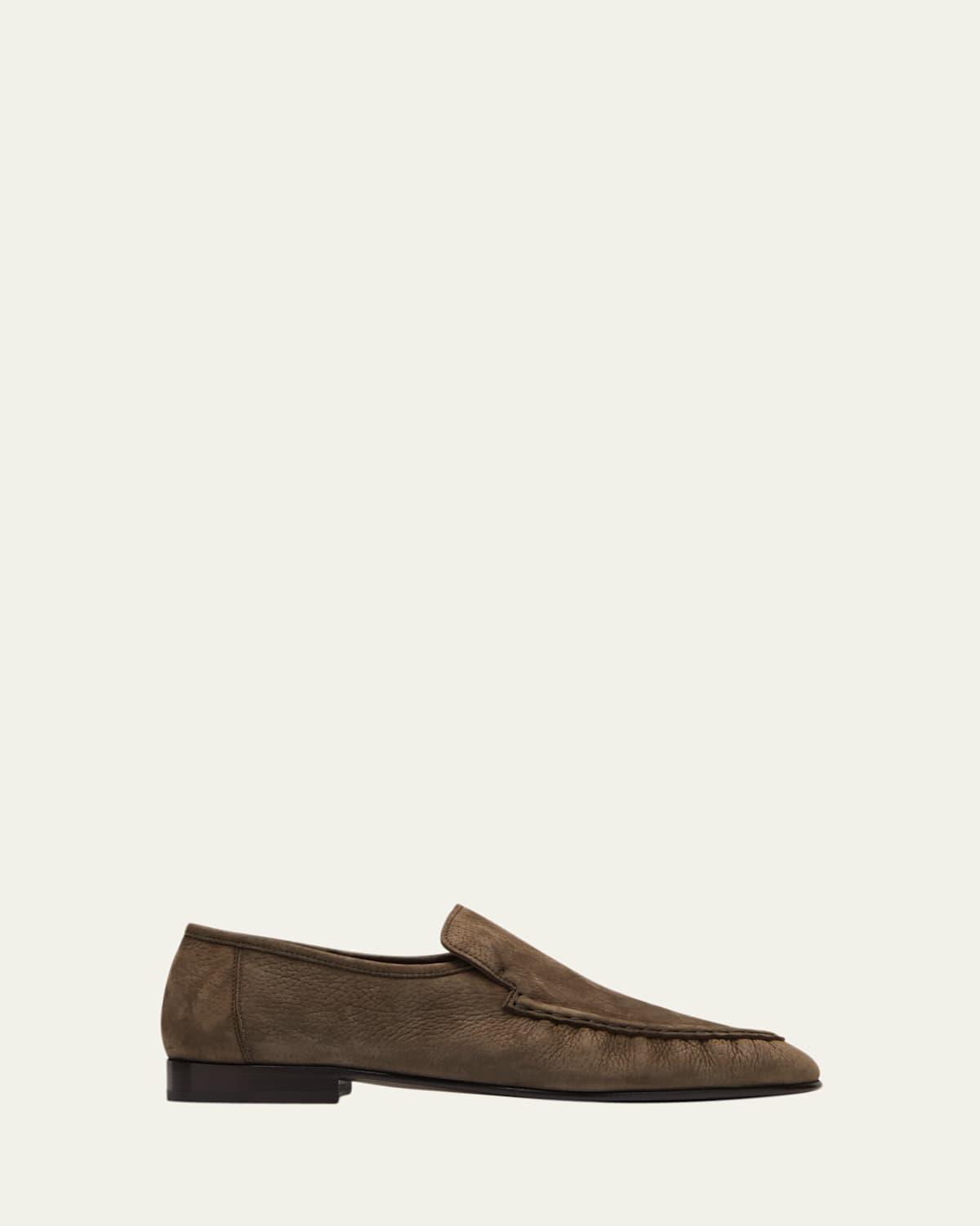 Mens Emerson Leather Moccasin Loafers Product Image