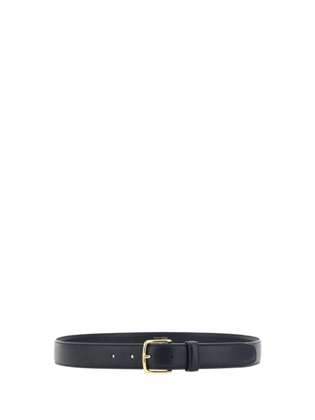 Classic Buckled Belt In Black Product Image