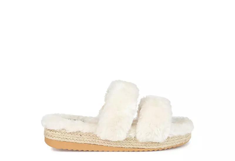 Journee Collection Relaxx Womens Slippers Lt Beige Product Image