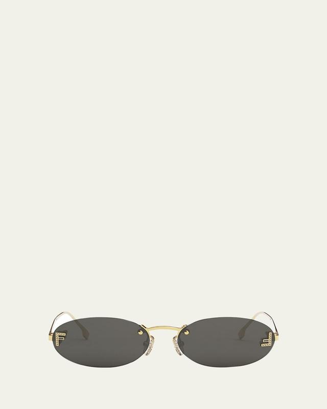 Womens Fendi First 54MM Oval Sunglasses Product Image