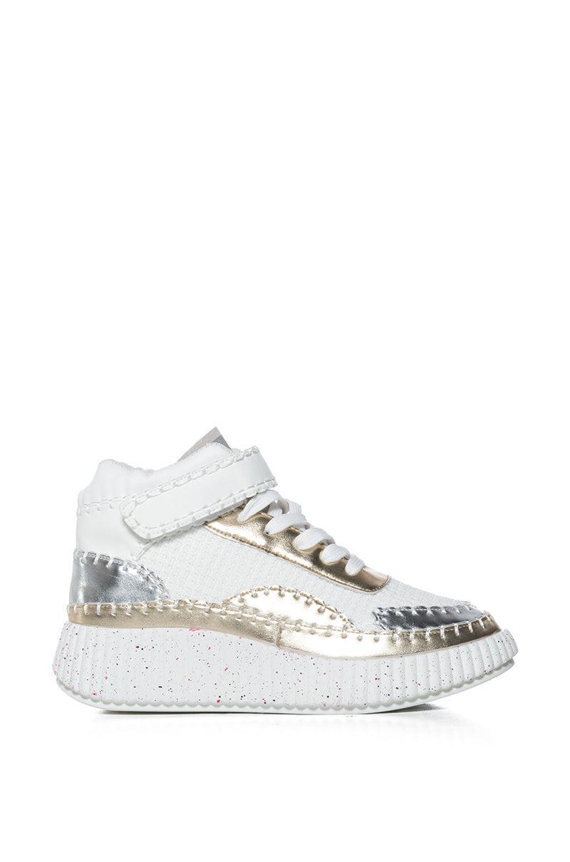 AZALEA WANG FANTASTIQUE WHITE SNEAKER Product Image