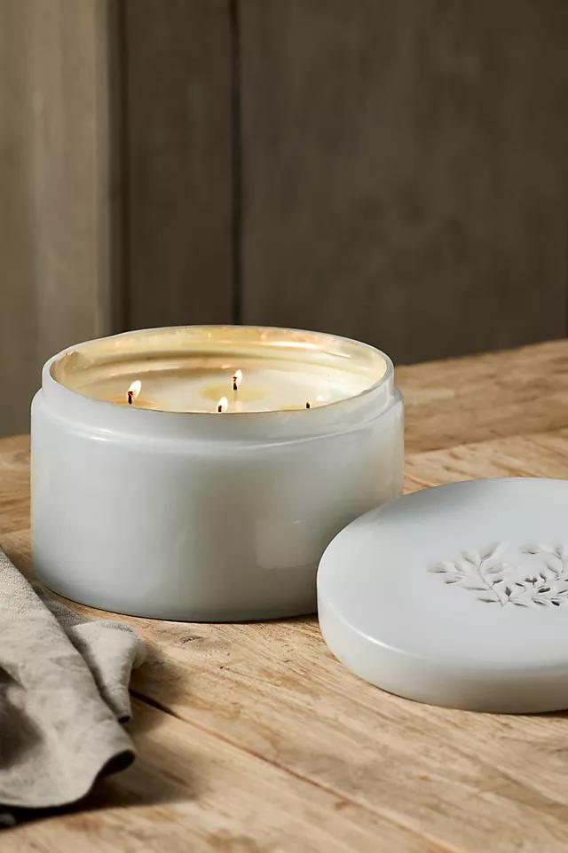 Metallic Floral Candle Product Image