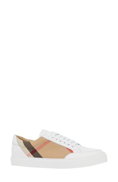 burberry Salmond Check Low Top Sneaker Product Image