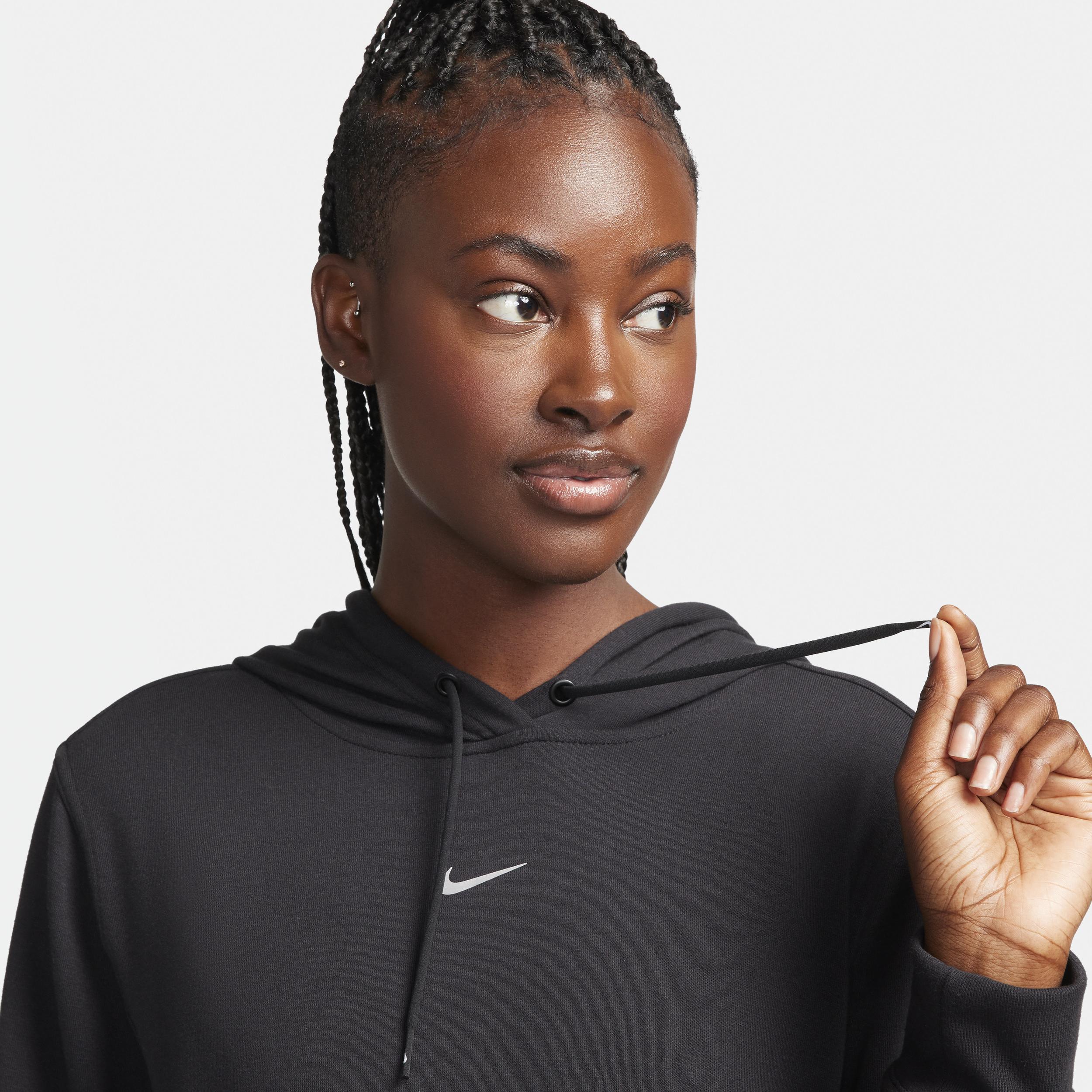 Nike Women's Dri-FIT One French Terry Graphic Hoodie Product Image