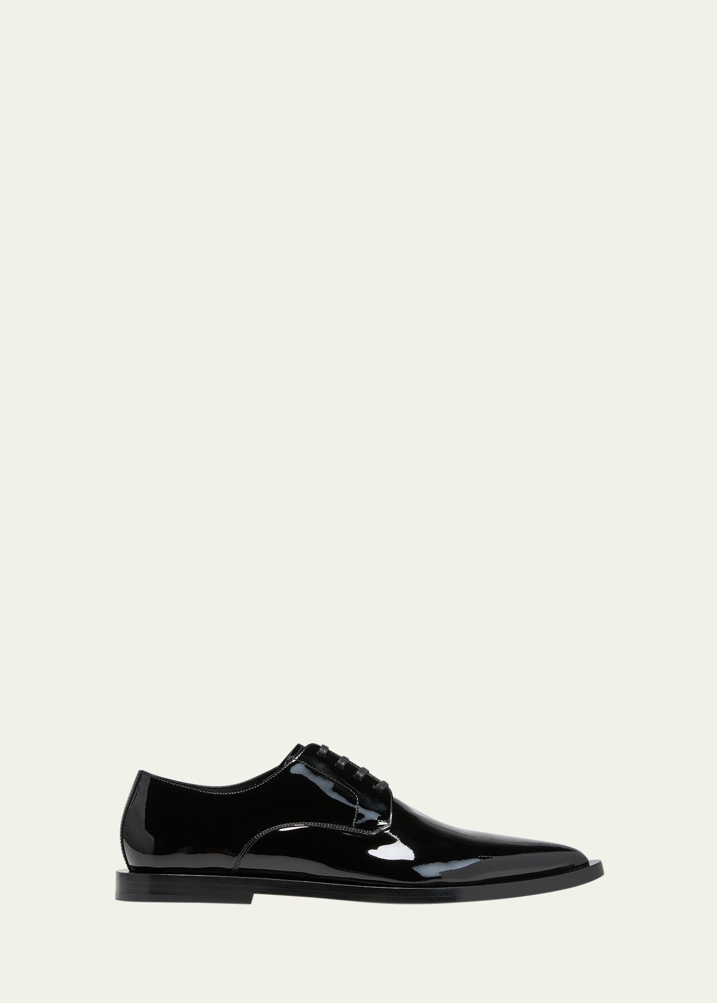 Mens Vernice Patent Leather Derby Shoes Product Image