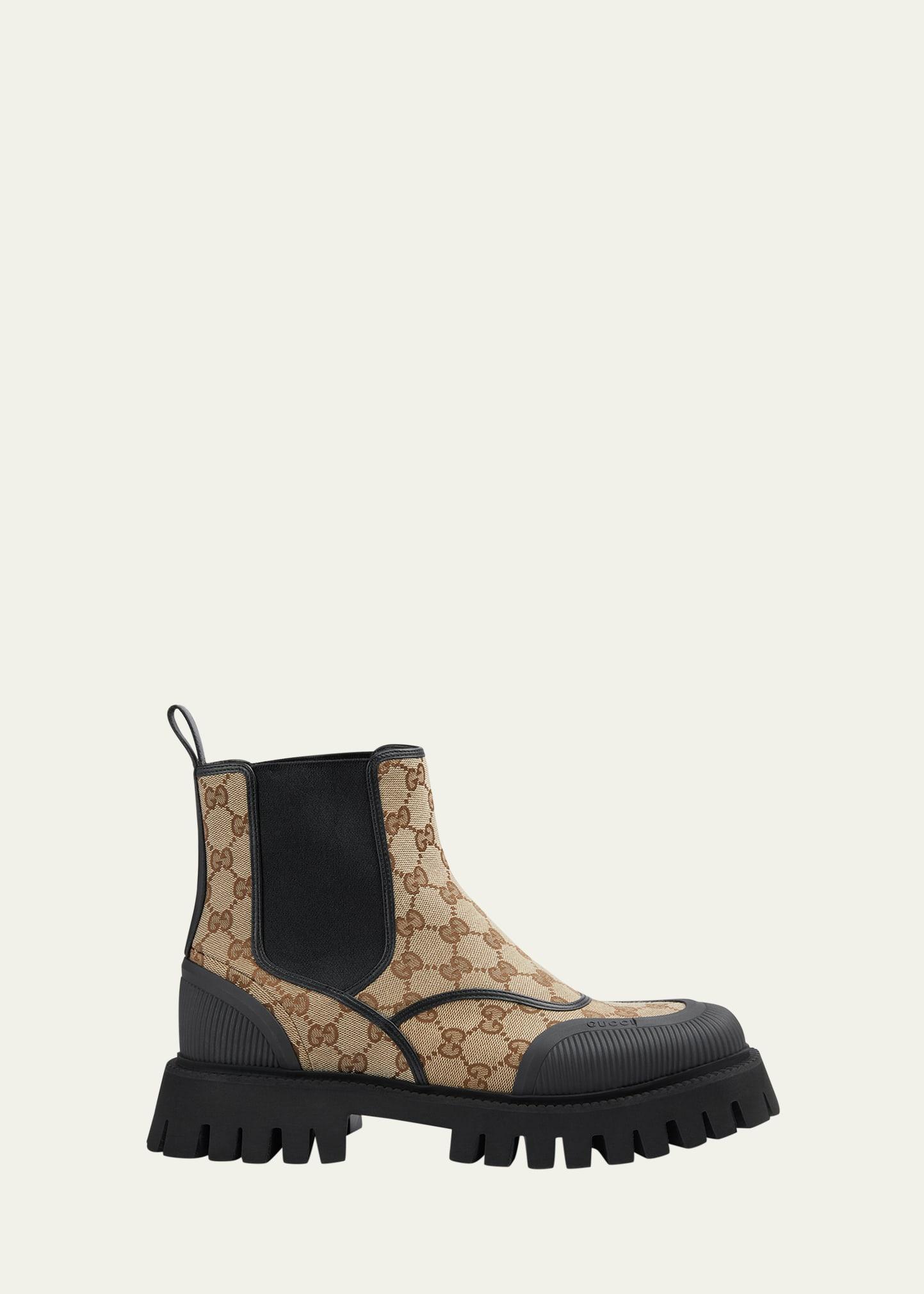 Mens Novo Canvas Ankle Boots Product Image