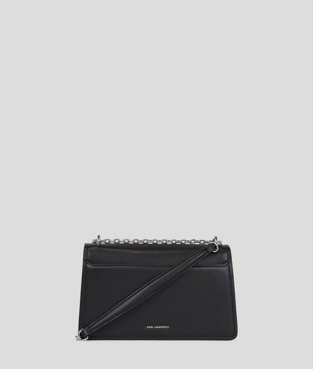 IKON LOCK LEATHER SHOULDER BAG Product Image