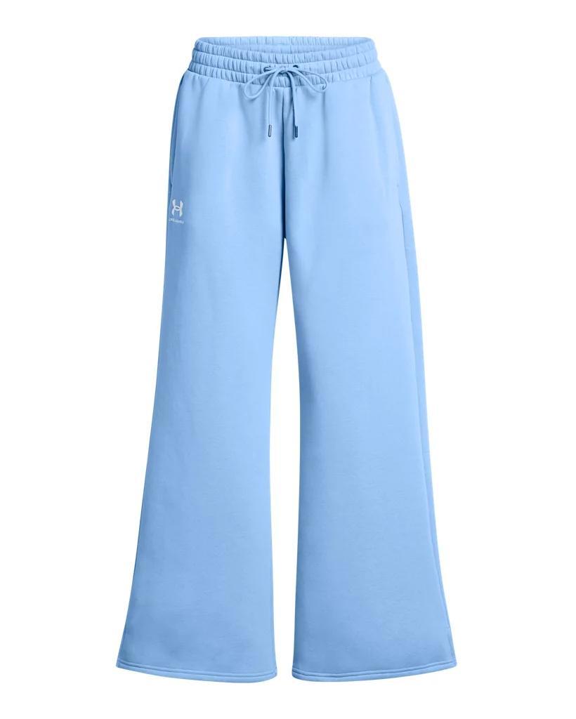 Womens UA Icon Fleece Wide Leg Pants Product Image