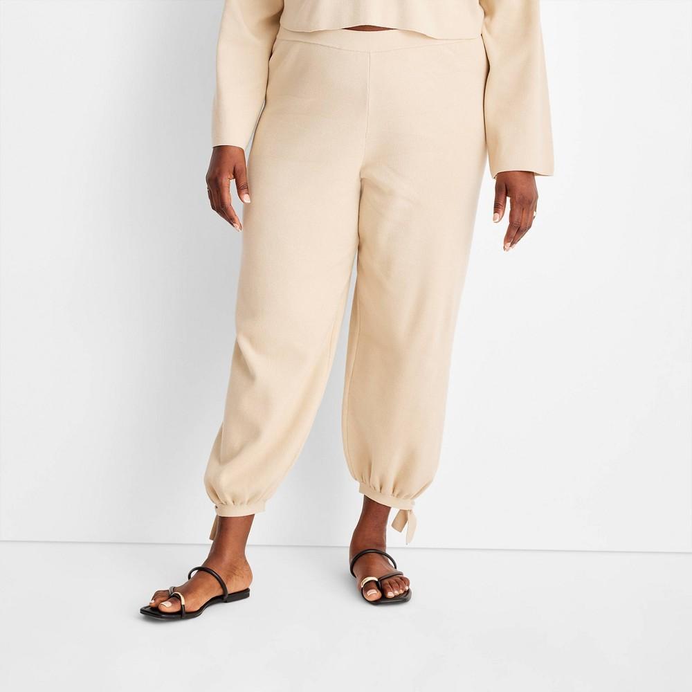 Womens High-Waisted Ankle Tie Pants - Future Collective with Jenny K. Lopez Product Image