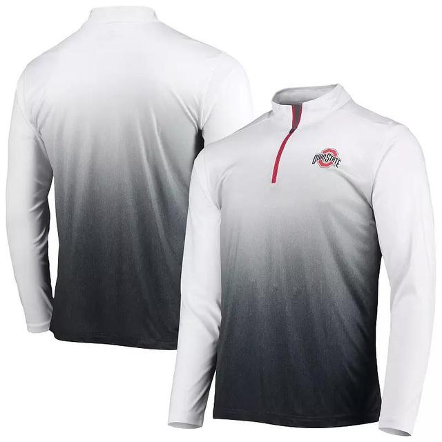 Mens Colosseum Gray Ohio State Buckeyes Team Magic Quarter-Zip Jacket Product Image