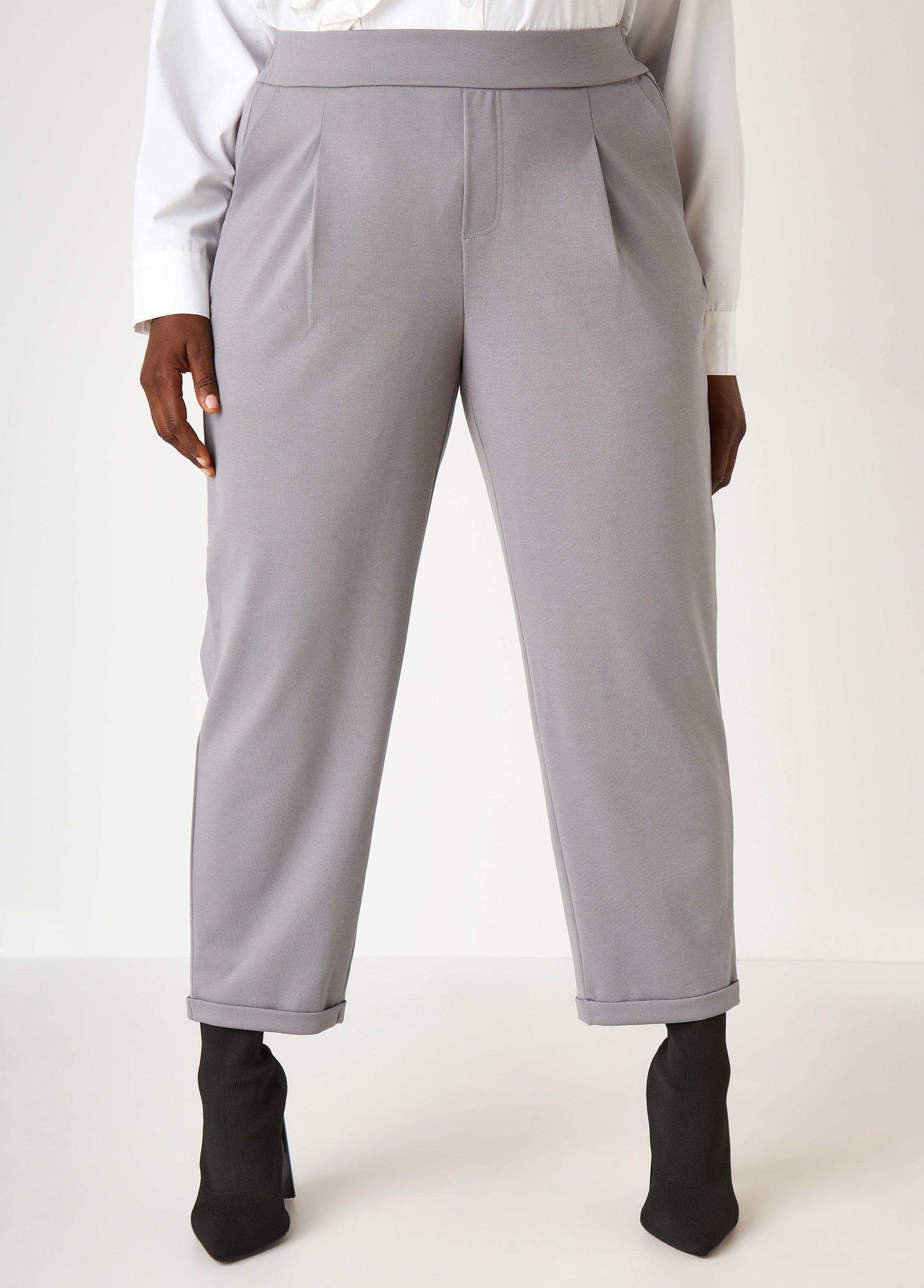 Ponte Tapered Ankle Pants Product Image