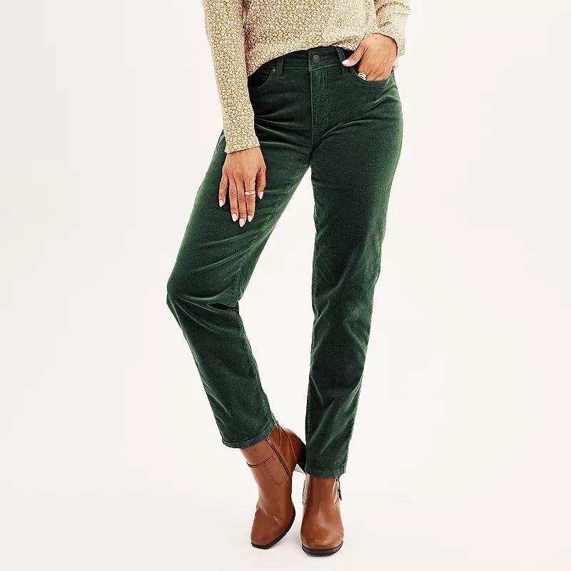 Womens Croft & Barrow Corduroy Bootcut Pants Product Image