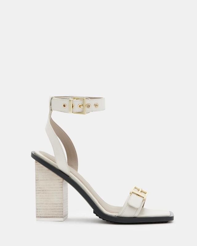 Pamela Leather Heel Sandals Product Image