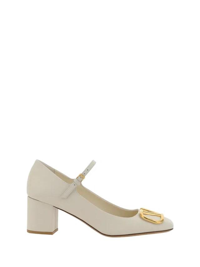 VALENTINO GARAVANI Pumps In Light Ivory Product Image