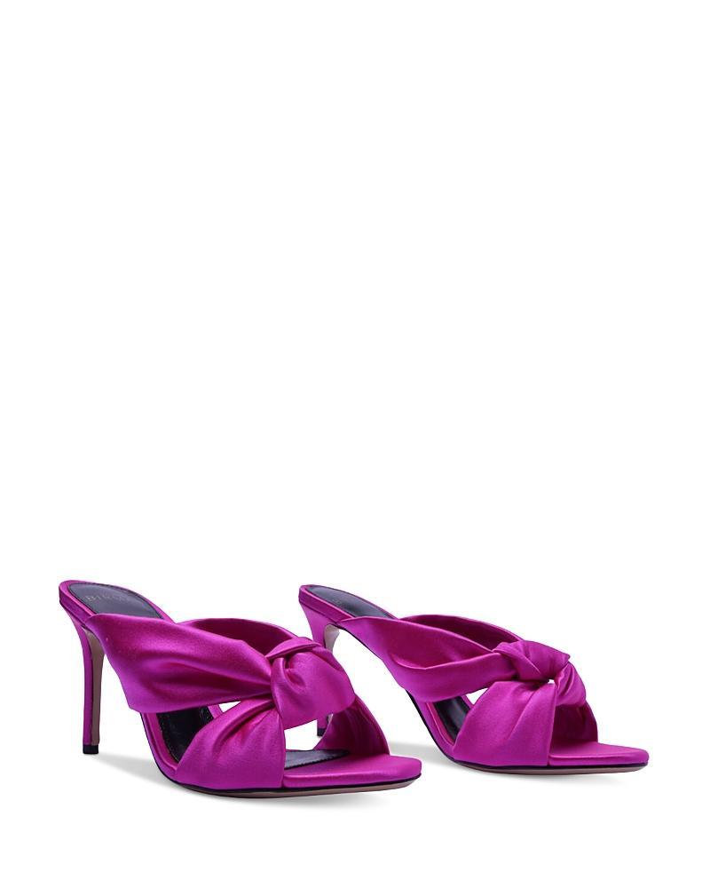 Alexandre Birman Kacey 85 Satin Mule Sandals Product Image