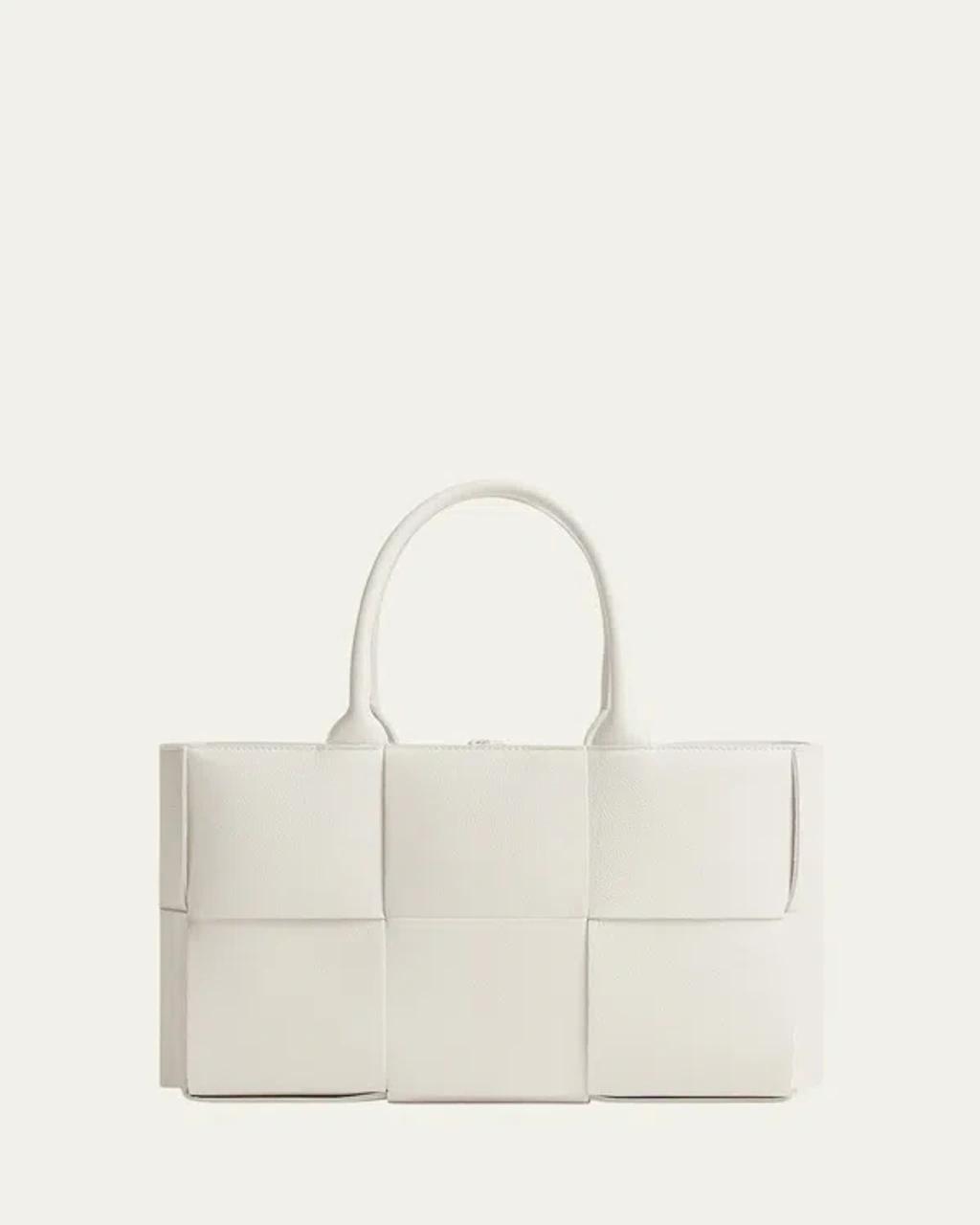 BOTTEGA VENETA Bottega  Veneta Small Arco Tote Bag In White Product Image