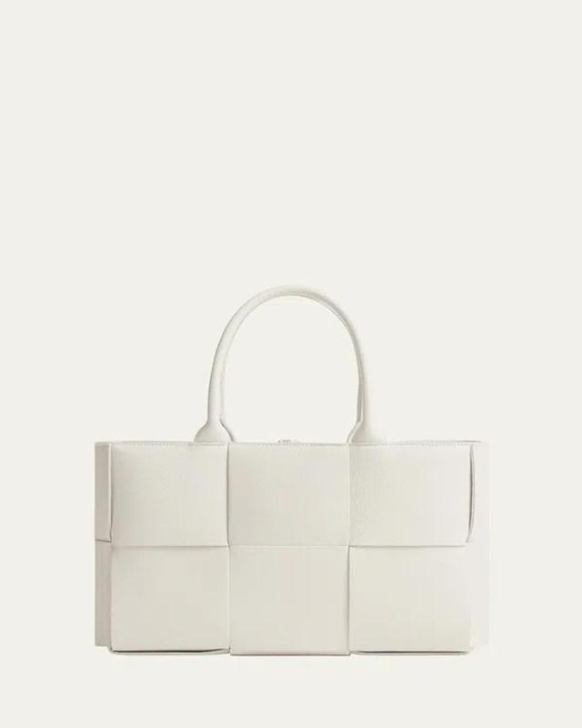 BOTTEGA VENETA Bottega  Veneta Small Arco Tote Bag In White Product Image