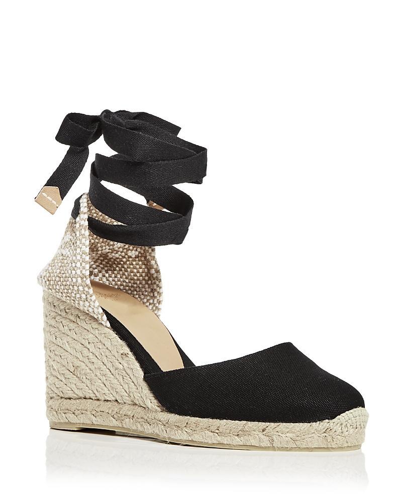 Castaner Womens Carina Ankle Tie Espadrille Wedge Sandals product image