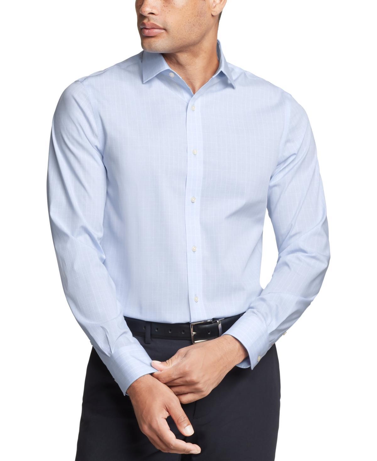 Tommy Hilfiger Mens Th Flex Essentials Wrinkle Free Stretch Regular-Fit Dress Shirt Product Image