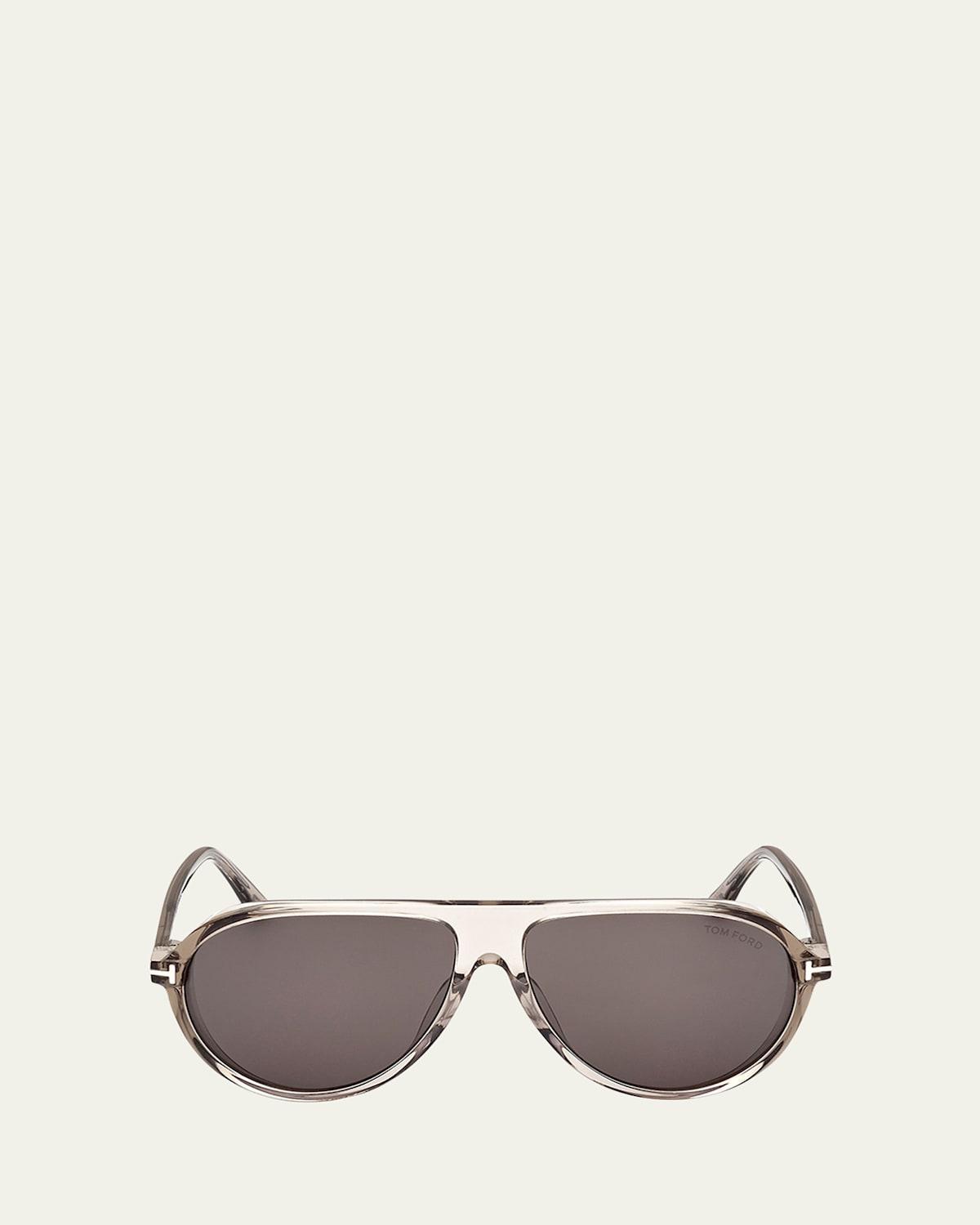 TOM FORD Marcus 60mm Gradient Pilot Sunglasses Product Image