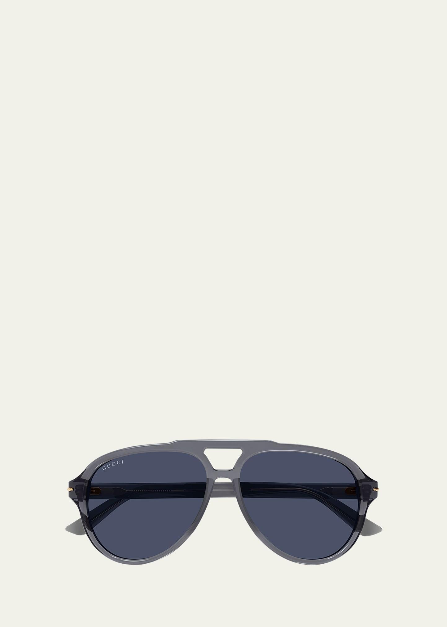 Mens GG1443Sm Acetate Aviator Sunglasses Product Image