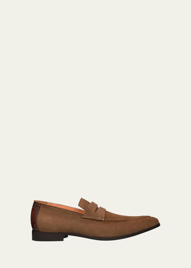 Mens Andy Flex Suede Penny Loafers Product Image