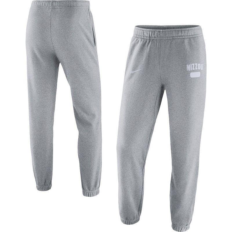 Mens Nike Heathered Gray Missouri Tigers Saturday Fleece Pants Product Image