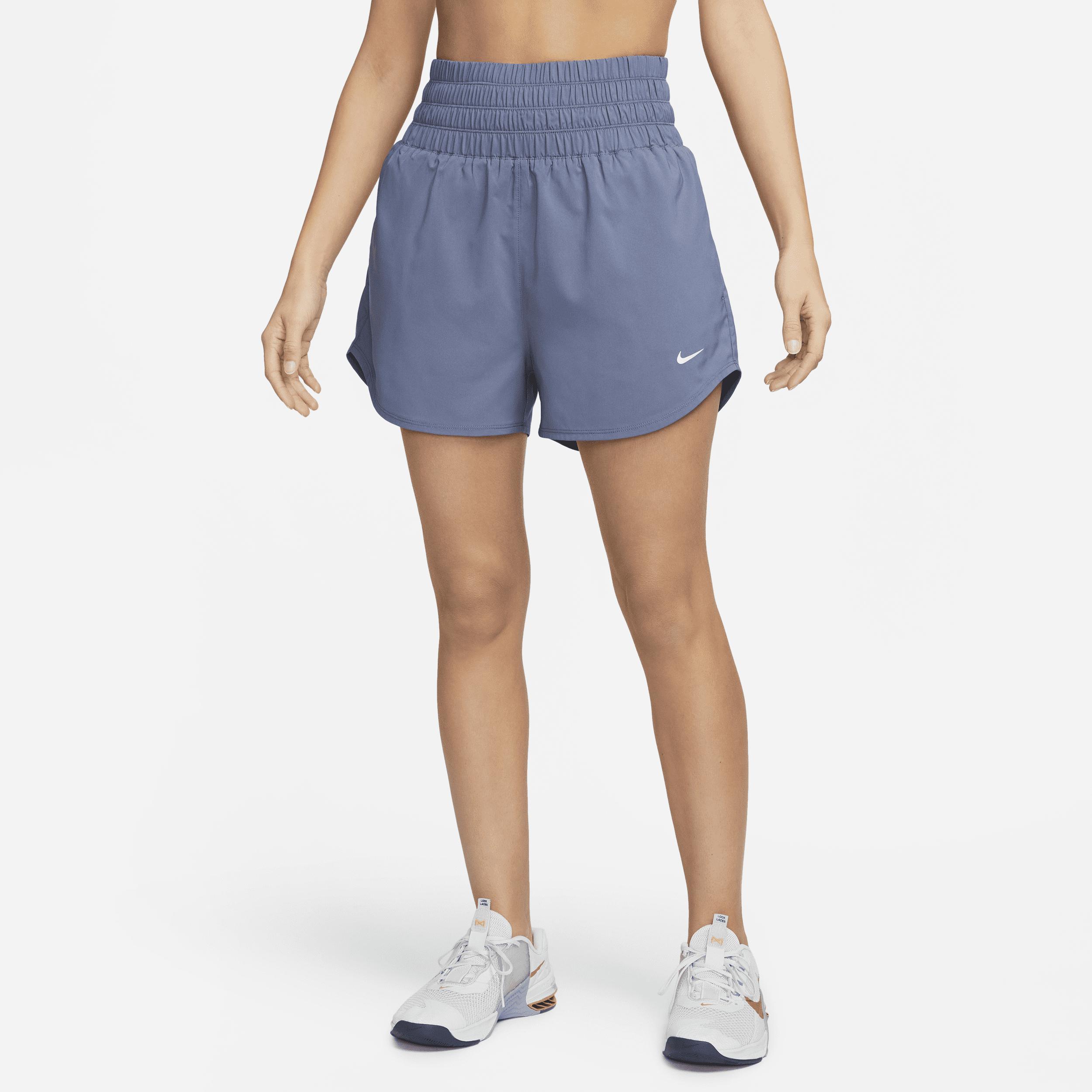 Nike Womens One Dri-FIT Ultra High-Waisted 3 Brief-Lined Shorts Product Image