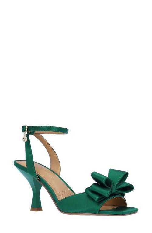J. Renee Nishia Satin Bow Ankle Strap Dress Sandals Product Image