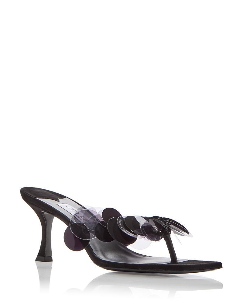 Jimmy Choo Womens Freja 70 Embellished Thong Sandals Product Image