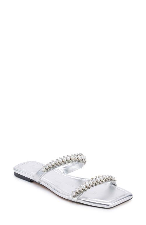 Karl Lagerfeld Paris Payzlee Rhinestone Slide Sandal Product Image