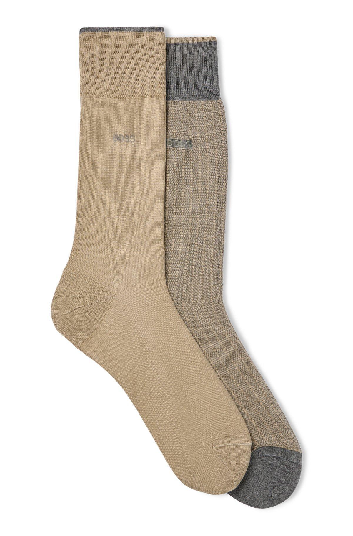 Two-pack of socks in mercerized cotton Product Image