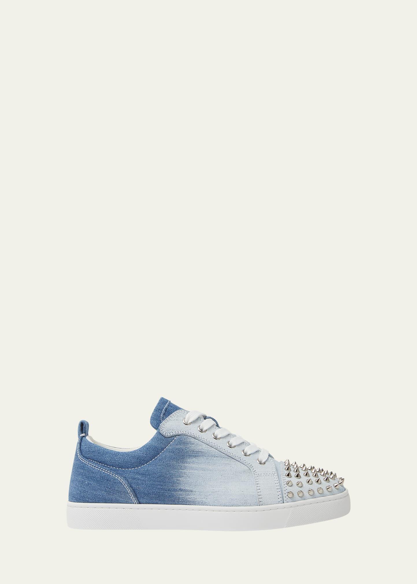 Mens Louis Junior Spikes Denim Low-Top Sneakers Product Image