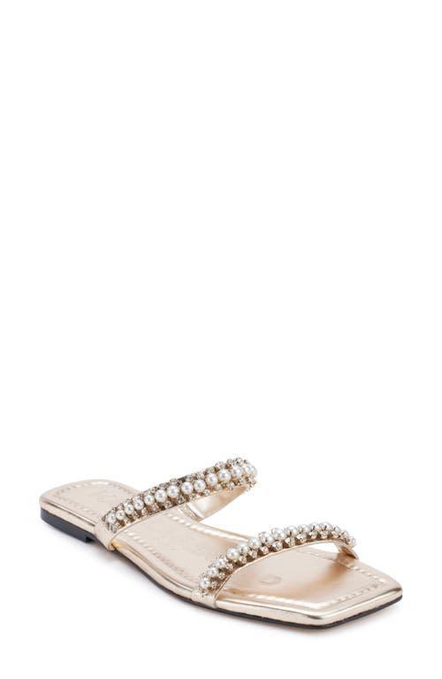 Karl Lagerfeld Paris Payzlee Rhinestone Slide Sandal Product Image