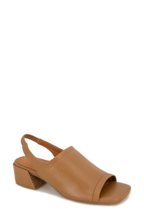 Gentle Souls by Kenneth Cole Womens Penny Square Toe Block Heel Slingback Sandals Product Image