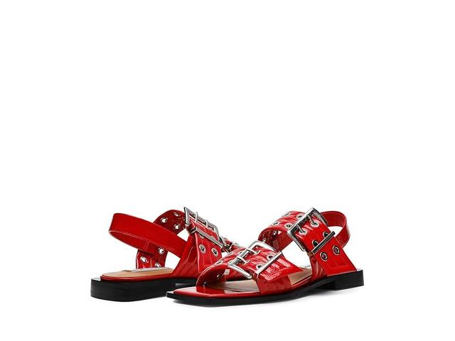 Steve Madden Sandria Patent) Women's Sandals Product Image