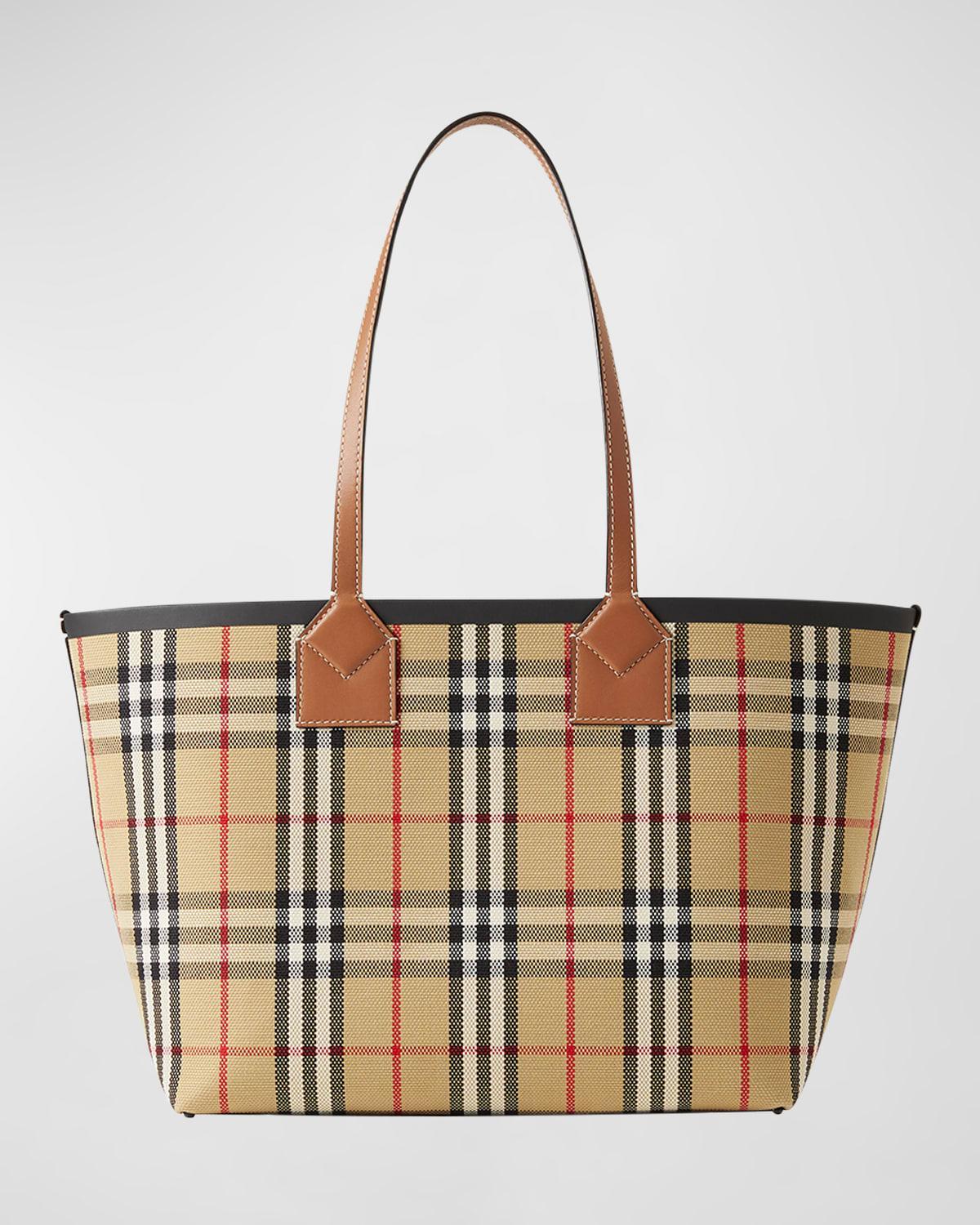 Womens Small London Check Tote Bag Product Image