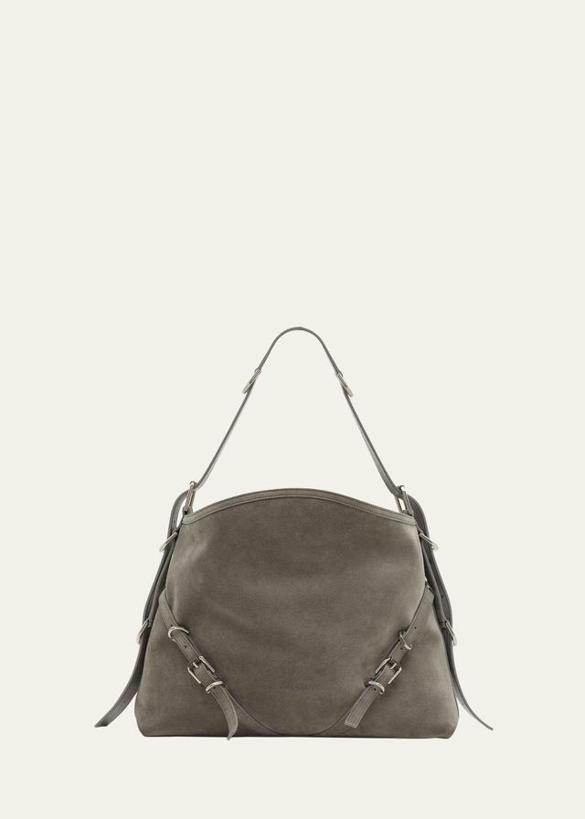 Womens Medium Voyou Bag in Suede Product Image