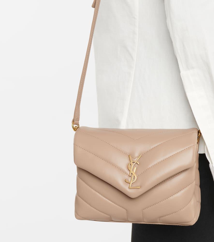 Loulou Toy Leather Shoulder Bag In Dkbeige Product Image