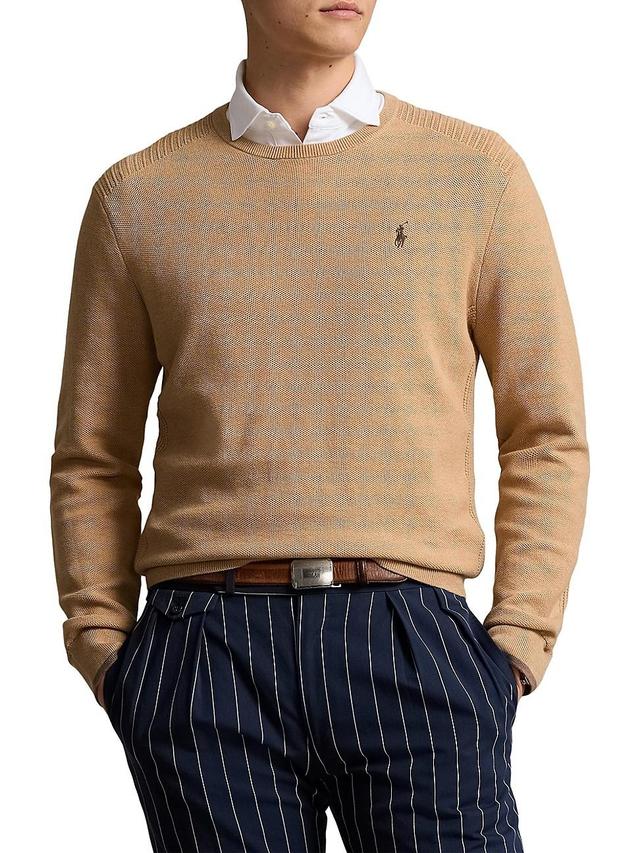 Mens Lightweight Cotton Sweater Product Image