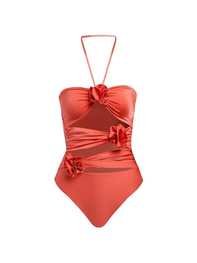 Womens Trinitaria One-Piece Cut-Out Swimsuit Product Image