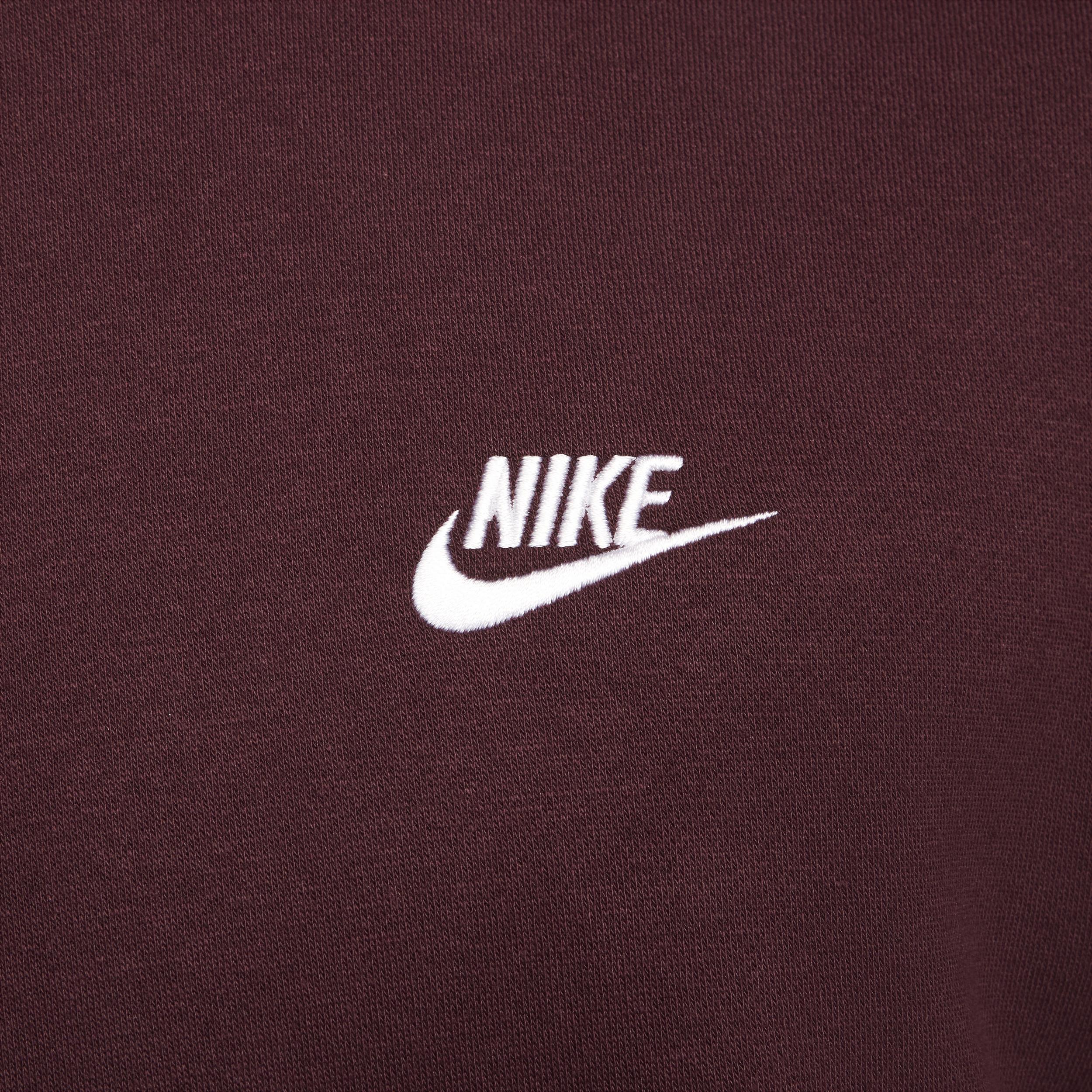 Nike Mens Nike Club Pullover Hoodie - Mens Maroon/Maroon Product Image