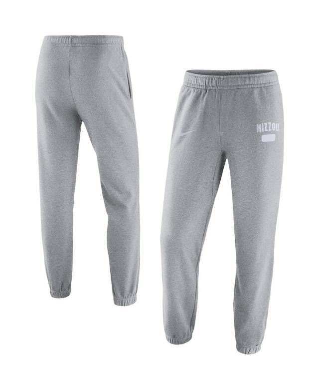 Mens Nike Heathered Gray Missouri Tigers Saturday Fleece Pants Product Image