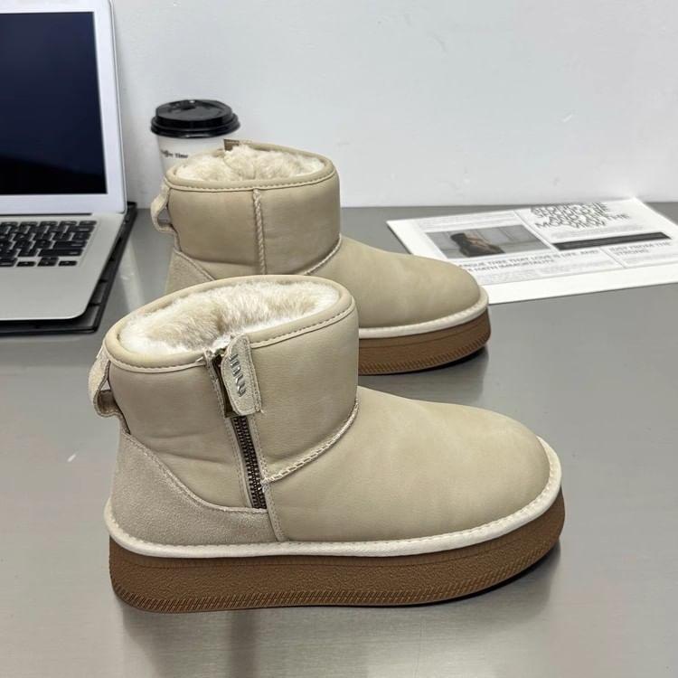 Platform Short Snow Boots Product Image