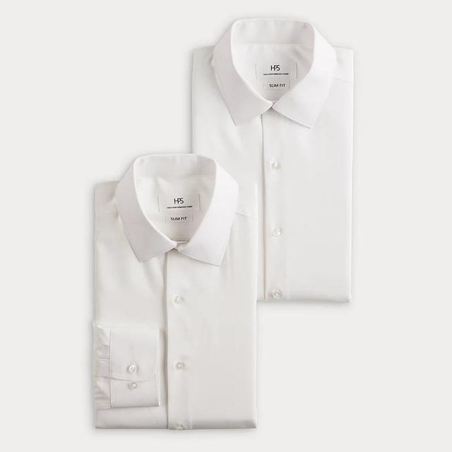 Mens 2-Pack Slim-Fit Performance Dress Shirts Product Image