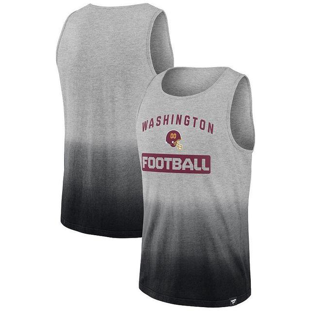 Mens Fanatics Heathered Gray and Black Washington Commanders Our Year Tank Top - Heathered Gray Product Image