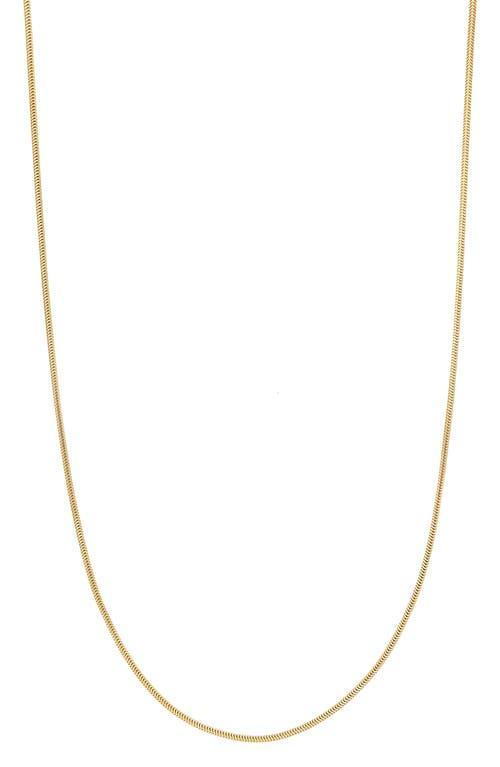 Bony Levy Mens 14K Gold Curve Chain Necklace Product Image